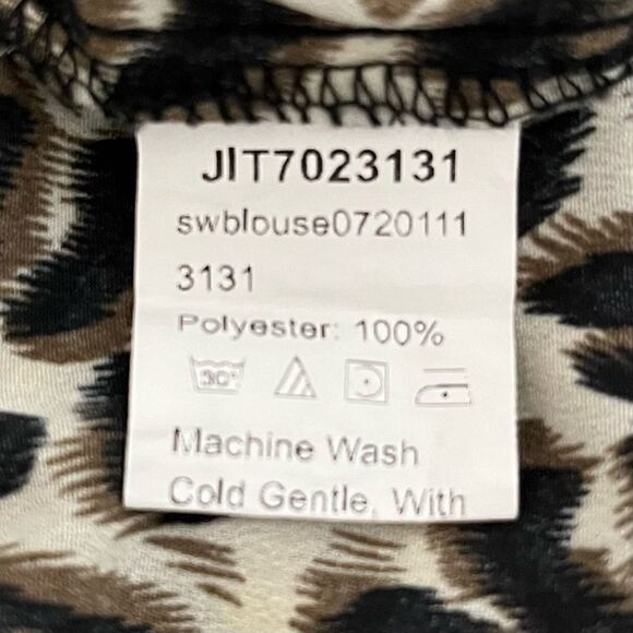 SHEIN Womens Cheetah Print Top   Size M   EUC - Picture 4 of 7